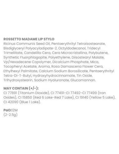 astra madame lipstylo the sheer - rossetto stylo - 03 - corail cherie: tuttocasashop.it: igiene e cura della persona