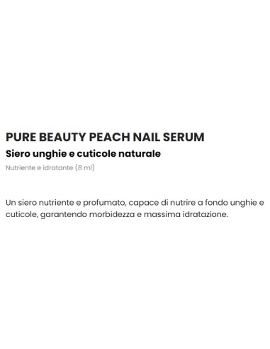astra pure beauty natural peach nail serum - 03: tuttocasashop.it: igiene e cura della persona