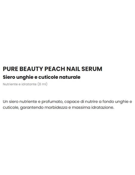 astra pure beauty natural peach nail serum - 03: tuttocasashop.it: igiene e cura della persona
