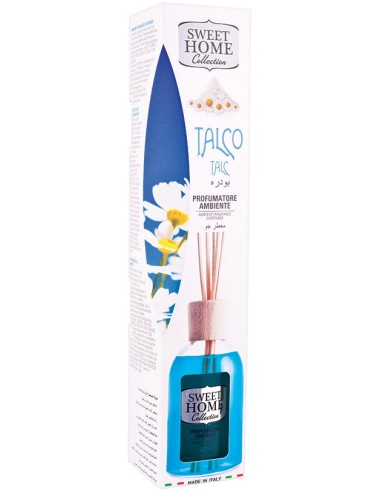 suarez sweet home diffusore essenza 100ml con bastoncini - talco: tuttocasashop.it: pulizia e cura della casa