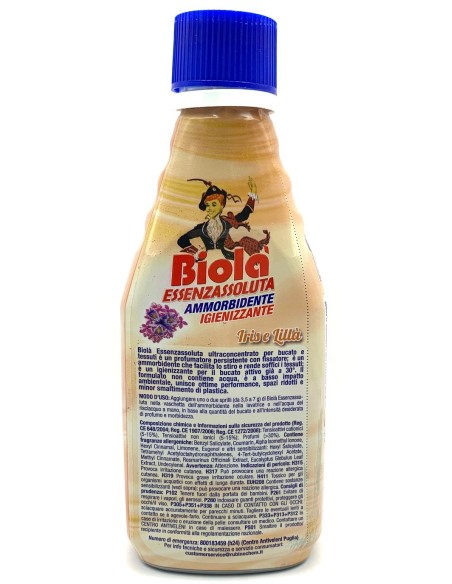 biola' essenzassoluta ammorbidente igienizzante - 300ml - iris&lilla: tuttocasashop.it: prodotti per bucato e tessuti