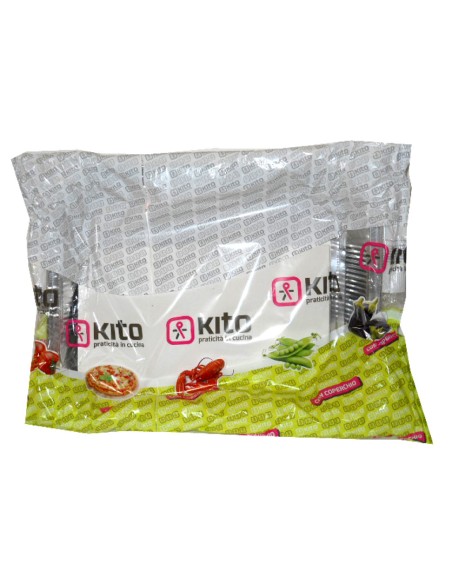 kito 2 vaschette in alluminio con coperchio - 8 porzioni 32x26x5cm: tuttocasashop.it: carta & monouso