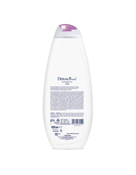 dermomed bagnodoccia 650ml - ph 5.5 con acido ialuronico - iris: tuttocasashop.it: igiene e cura della persona