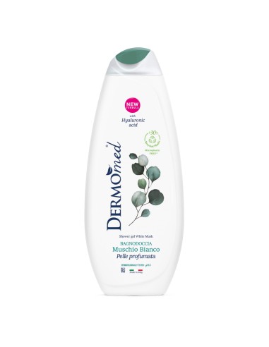 dermomed bagnodoccia 650ml - ph 5.5 con acido ialuronico - muschio bianco: tuttocasashop.it: igiene e cura della persona