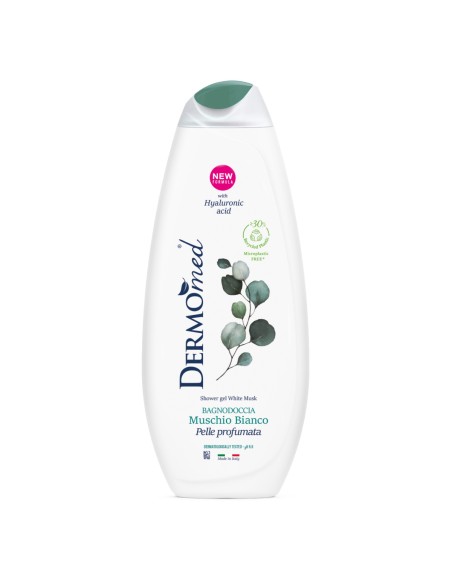 dermomed bagnodoccia 650ml - ph 5.5 con acido ialuronico - muschio bianco: tuttocasashop.it: igiene e cura della persona