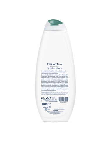 dermomed bagnodoccia 650ml - ph 5.5 con acido ialuronico - muschio bianco: tuttocasashop.it: igiene e cura della persona