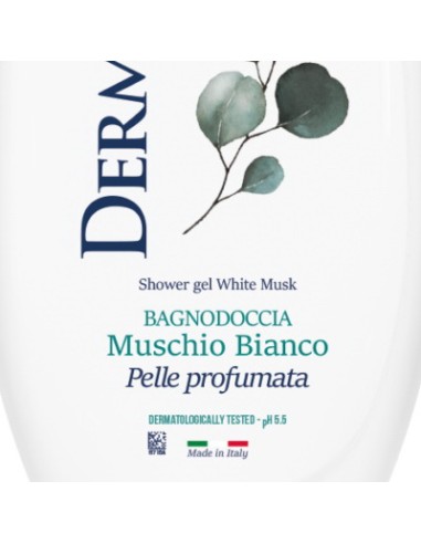 dermomed bagnodoccia 650ml - ph 5.5 con acido ialuronico - muschio bianco: tuttocasashop.it: igiene e cura della persona