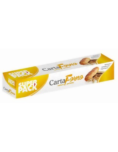 superpack carta da forno in fogli 38x33cm - 25 fogli: tuttocasashop.it: carta & monouso