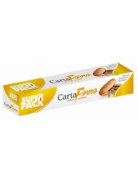 superpack carta da forno in fogli 38x33cm - 25 fogli: tuttocasashop.it: carta & monouso