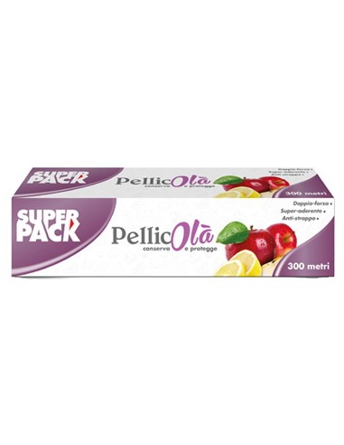 superpack pellicola per alimenti professionale larga 30cm - 300 metri: tuttocasashop.it: carta & monouso