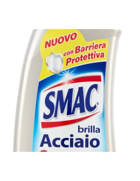 smac brillacciaio 520ml crema - detergente per superfici in acciaio: tuttocasashop.it: pulizia e cura della casa