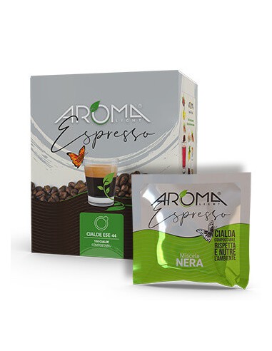 aroma light caffe espresso 150 cialde 44mm compostabili - miscela nera: tuttocasashop.it: altro - bazar