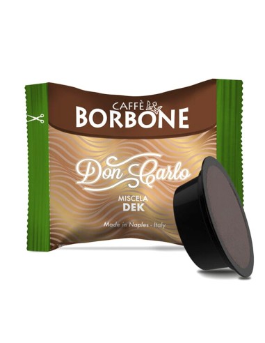 borbone don carlo caffe' 50 capsule compatibili a modo mio - decaffeinato: tuttocasashop.it: altro - bazar
