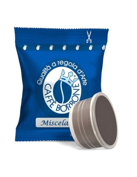 borbone caffe' 50 capsule - compatibili lavazza point - miscela blu nobile: tuttocasashop.it: altro - bazar