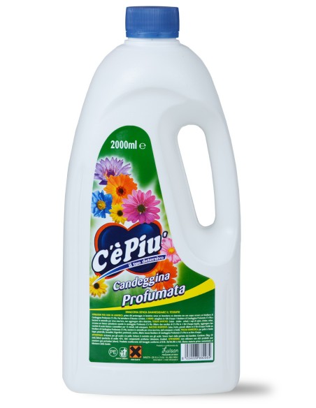 ce'piu' candeggina casa e bucato - 2 litri - profumata: tuttocasashop.it: prodotti per bucato e tessuti