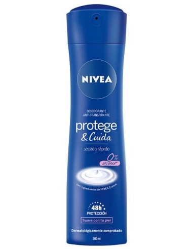 nivea deodorante spray formato maxi 200ml - protect & care: tuttocasashop.it: igiene e cura della persona