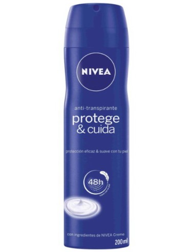 nivea deodorante spray formato maxi 200ml - protect & care: tuttocasashop.it: igiene e cura della persona