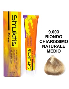 struktis crema colorante 100ml - 9.003 biondo chiarissimo naturale medio: tuttocasashop.it: igiene e cura della persona
