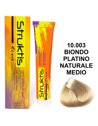 struktis crema colorante 100ml - 10.003 biondo platino naturale medio: tuttocasashop.it: igiene e cura della persona