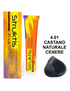 struktis crema colorante 100ml - 4.01 castano naturale cenere: tuttocasashop.it: igiene e cura della persona