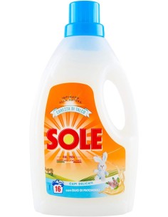 sole detersivo liquido 16 lavaggi 1l - capi delicati - talco: tuttocasashop.it: prodotti per bucato e tessuti