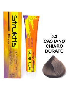 struktis crema colorante 100ml - 5.3 castano chiaro dorato: tuttocasashop.it: igiene e cura della persona