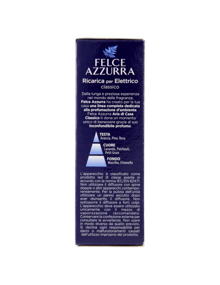 felce azzurra aria di casa ricarica per diffusore elettrico - classic: tuttocasashop.it: pulizia e cura della casa