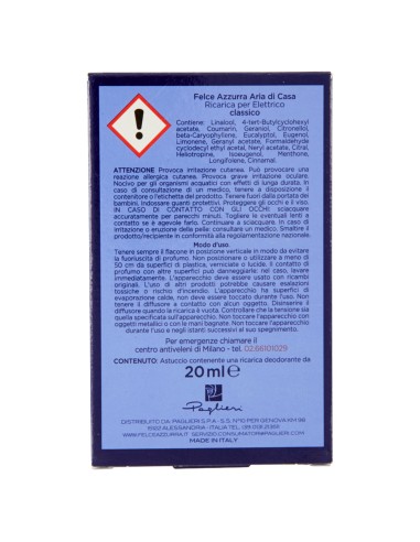 felce azzurra aria di casa ricarica per diffusore elettrico - classic: tuttocasashop.it: pulizia e cura della casa