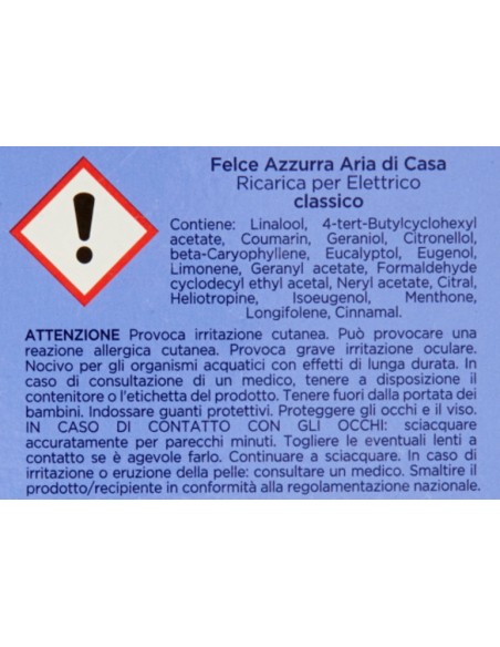 felce azzurra aria di casa ricarica per diffusore elettrico - classic: tuttocasashop.it: pulizia e cura della casa
