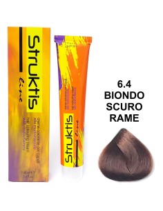 struktis crema colorante 100ml - 6.4 biondo scuro rame: tuttocasashop.it: igiene e cura della persona