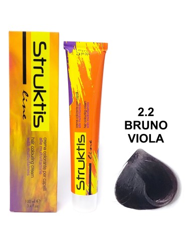 struktis crema colorante 100ml - 2.2 bruno viola: tuttocasashop.it: igiene e cura della persona