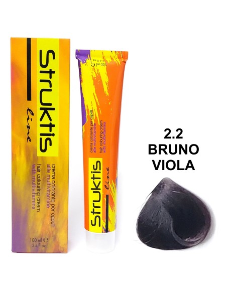 struktis crema colorante 100ml - 2.2 bruno viola: tuttocasashop.it: igiene e cura della persona