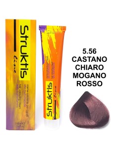 struktis crema colorante 100ml - 5.56 castano chiaro mogano rosso: tuttocasashop.it: igiene e cura della persona
