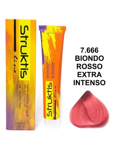 struktis crema colorante 100ml - 7.666 biondo rosso extra intenso: tuttocasashop.it: igiene e cura della persona