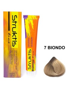 struktis crema colorante 100ml - 7 biondo: tuttocasashop.it: igiene e cura della persona