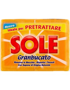 Sole Sapone da Bucato Granbucato Giallo 2 pezzi 500 g