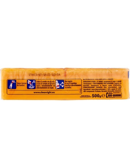 Sole Sapone da Bucato Granbucato Giallo 2 pezzi 500 g