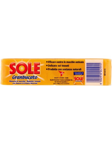 Sole Sapone da Bucato Granbucato Giallo 2 pezzi 500 g