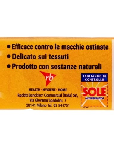 Sole Sapone da Bucato Granbucato Giallo 2 pezzi 500 g