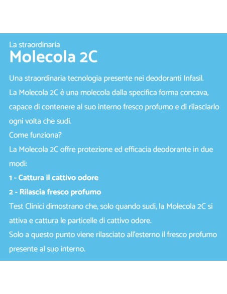 infasil deodorante stick - 40ml - freschezza naturale: tuttocasashop.it: igiene e cura della persona