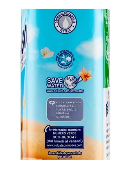 fabuloso ammorbidente concentrato 54 lavaggi - 1250ml - vaniglia: tuttocasashop.it: prodotti per bucato e tessuti