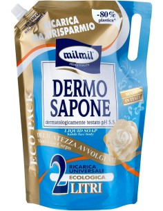 mil mil sapone liquido - ecoricarica - 2 litri - dermo: tuttocasashop.it: igiene e cura della persona