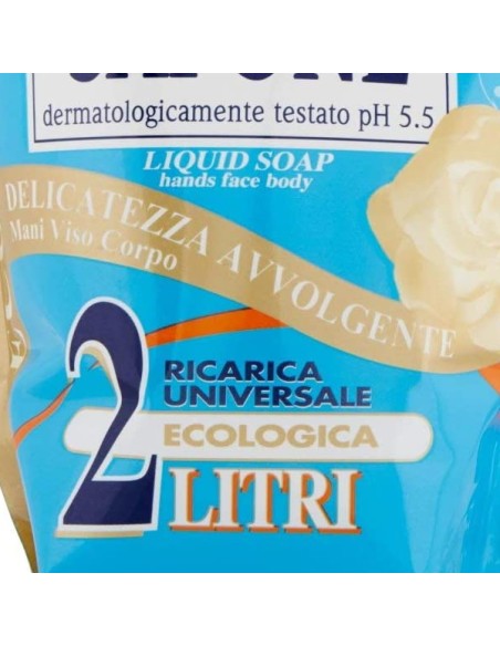 mil mil sapone liquido - ecoricarica - 2 litri - dermo: tuttocasashop.it: igiene e cura della persona
