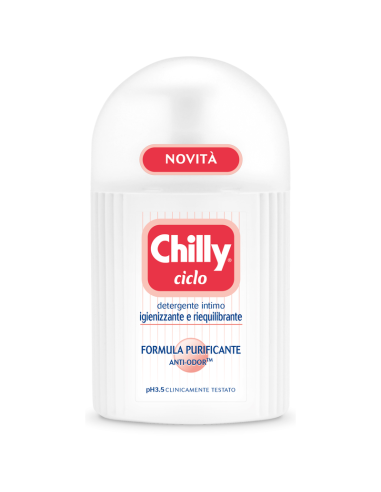 chilly detergente intimo 200ml - ciclo - igienizzante e riequilibrante: tuttocasashop.it: igiene e cura della persona
