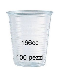 very well 96 bicchieri monouso in plastica pp - 166cc - trasparenti: tuttocasashop.it: carta & monouso