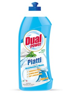 dual power detersivo per piatti - 1 litro - bicarbonato: tuttocasashop.it: pulizia e cura della casa