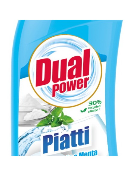 dual power detersivo per piatti - 1 litro - bicarbonato: tuttocasashop.it: pulizia e cura della casa
