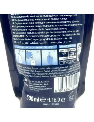 felce azzurra sapone liquido - ecoricarica da 500ml - antibatterico: tuttocasashop.it: igiene e cura della persona