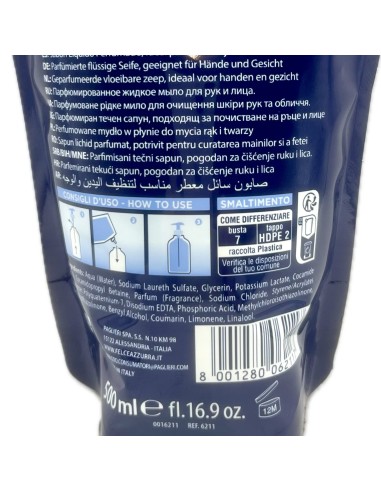 felce azzurra sapone liquido - ecoricarica da 500ml - classico: tuttocasashop.it: igiene e cura della persona