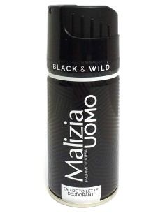 malizia uomo deodorante spray - 150ml - black & wild: tuttocasashop.it: igiene e cura della persona